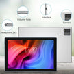 TUTT 10” Tablet Android 13 Keyboard, Mouse, Case, Stylus, 128GB ROM+12GB RAM | Dual Camera CP20 128GB SanDisk