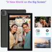 TUTT 10” Tablet Android 13 Keyboard, Mouse, Case, Stylus, 128GB ROM+12GB RAM | Dual Camera CP20 128GB SanDisk