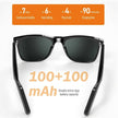 TUTT Bluetooth Smart Glasses Anti-Blue Ray UV | Wireless Call & Music AI Voice & Camera Control Sunglasses | E13 Test Kit | Replaceable With Prescription 2 Lenses
