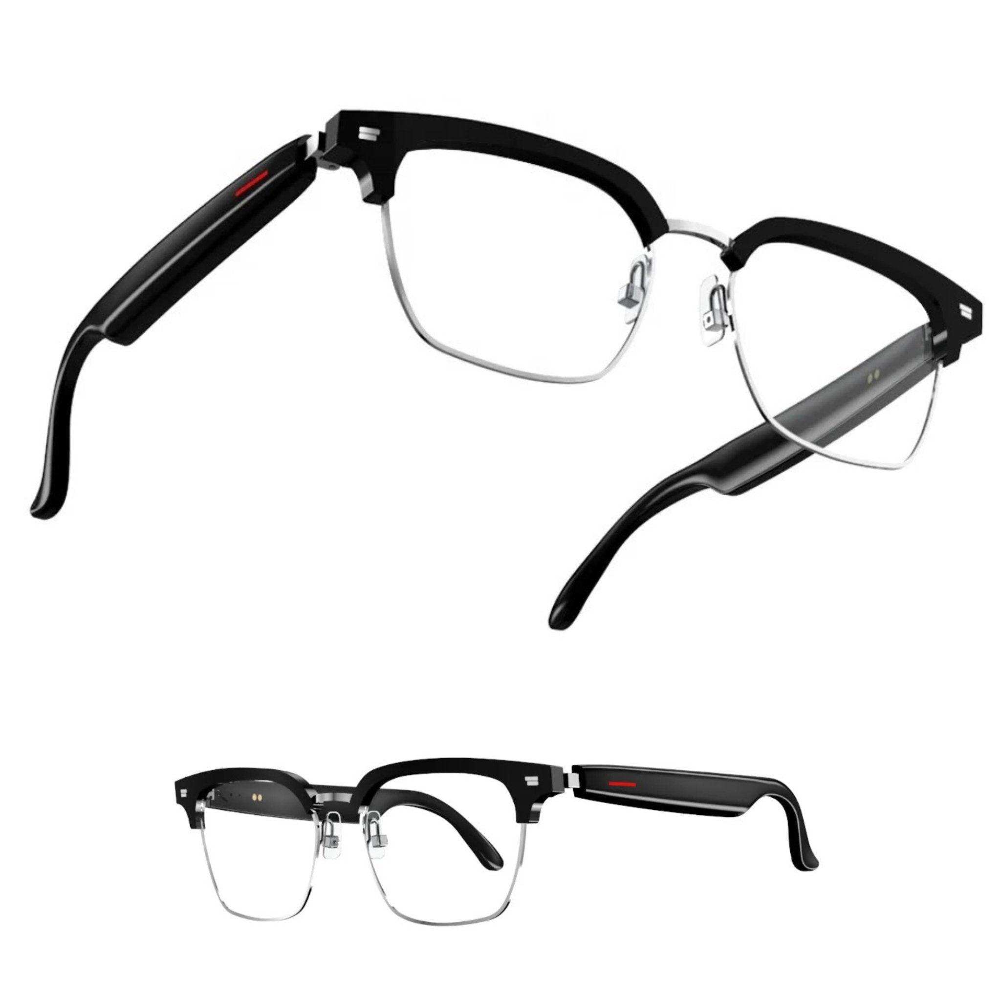 TUTT Bluetooth Smart Glasses Anti-Blue Ray UV | Wireless Call & Music AI Voice | Replaceable Lenses With Prescription