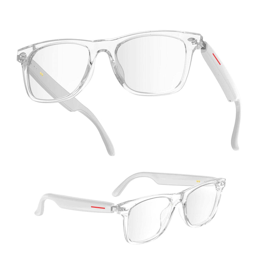 TUTT Bluetooth Smart Glasses Anti-Blue Ray | Wireless Call & Music AI Voice & Camera Control Sunglasses | E13 Anti Blue Ray Test Kit | Replaceable With Prescription