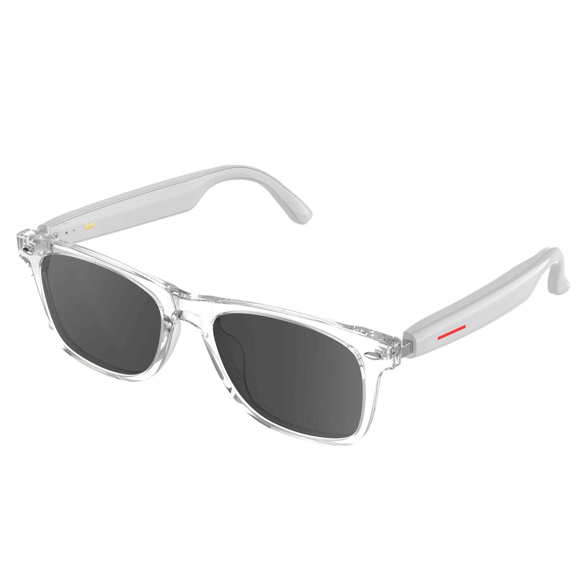 TUTT Bluetooth Smart Glasses Anti-Blue Ray UV | Wireless Call & Music AI Voice & Camera Control Sunglasses | E13-C Test Kit | Replaceable With Prescription