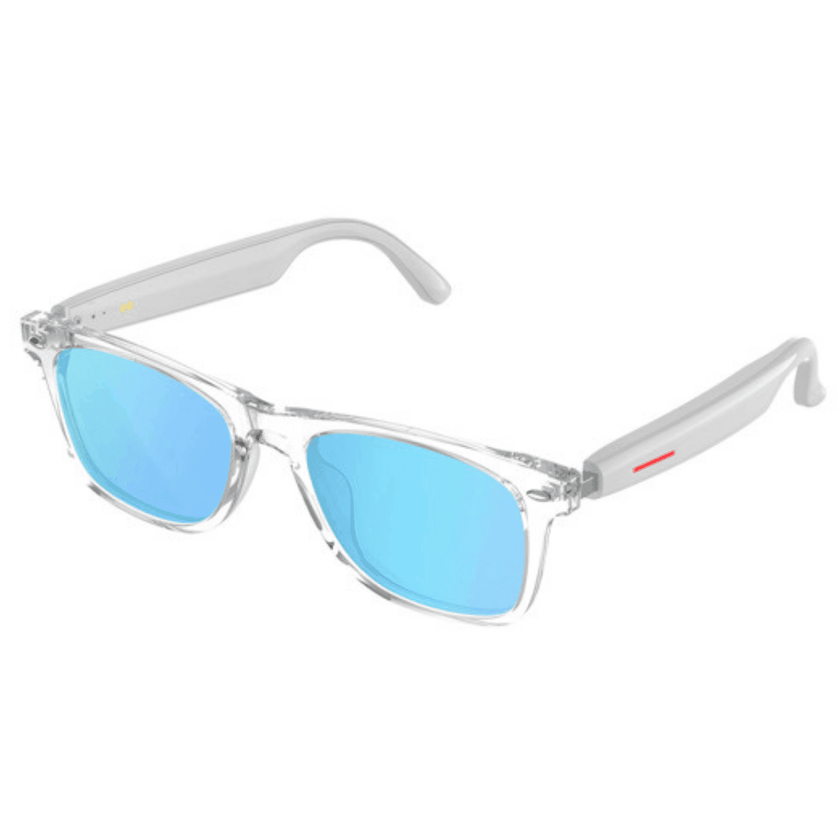 TUTT Bluetooth Smart Glasses Anti-Blue Ray | Wireless Call & Music AI Voice & Camera Control Sunglasses | E13 Anti Blue Ray Test Kit | Replaceable With Prescription