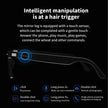 TUTT Bluetooth Smart Glasses Anti-Blue Ray | Wireless Call & Music AI Voice & Camera Control Sunglasses | E13 Anti Blue Ray Test Kit | Replaceable With Prescription