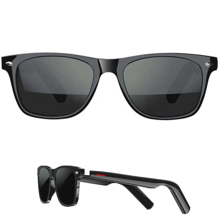 TUTT Bluetooth Smart Sunglasses | AI Voice Assistance Call & Music & Camera Control | HD UV Protection Anti Blue Ray | E13 Test Kit Gift