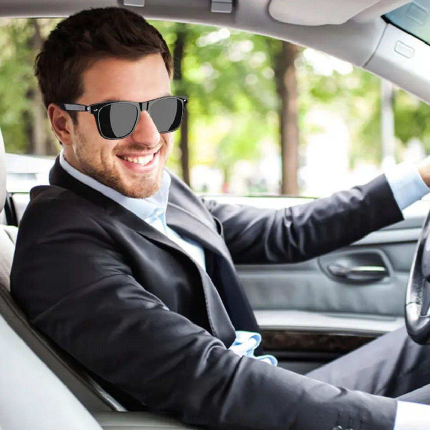 TUTT Bluetooth Smart Sunglasses | AI Voice Assistance Call & Music & Camera Control | HD UV Protection Anti Blue Ray | E13 Test Kit Gift