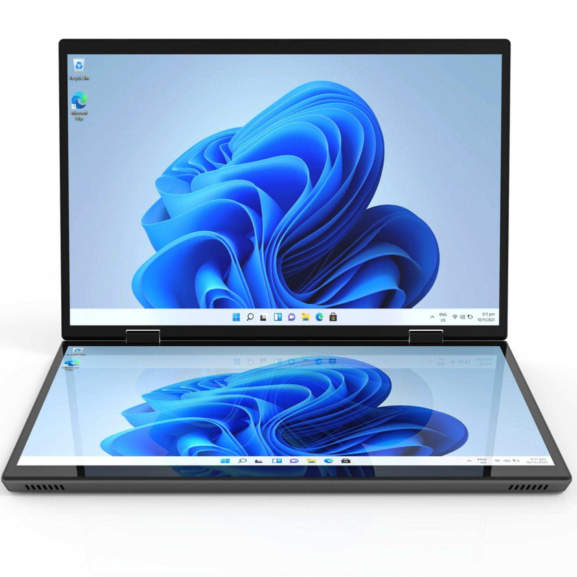 TUTT E140D 2.2K 14''  IPS 2-in-1 Laptop  Dual Touch Screen 360° Flip Notebook Gary With Stand Keyboard (1 TB SSD/ 32 GB RAM) | Intel® N95 2.4G/5G WIFI | Windows 11 Pro Mouse