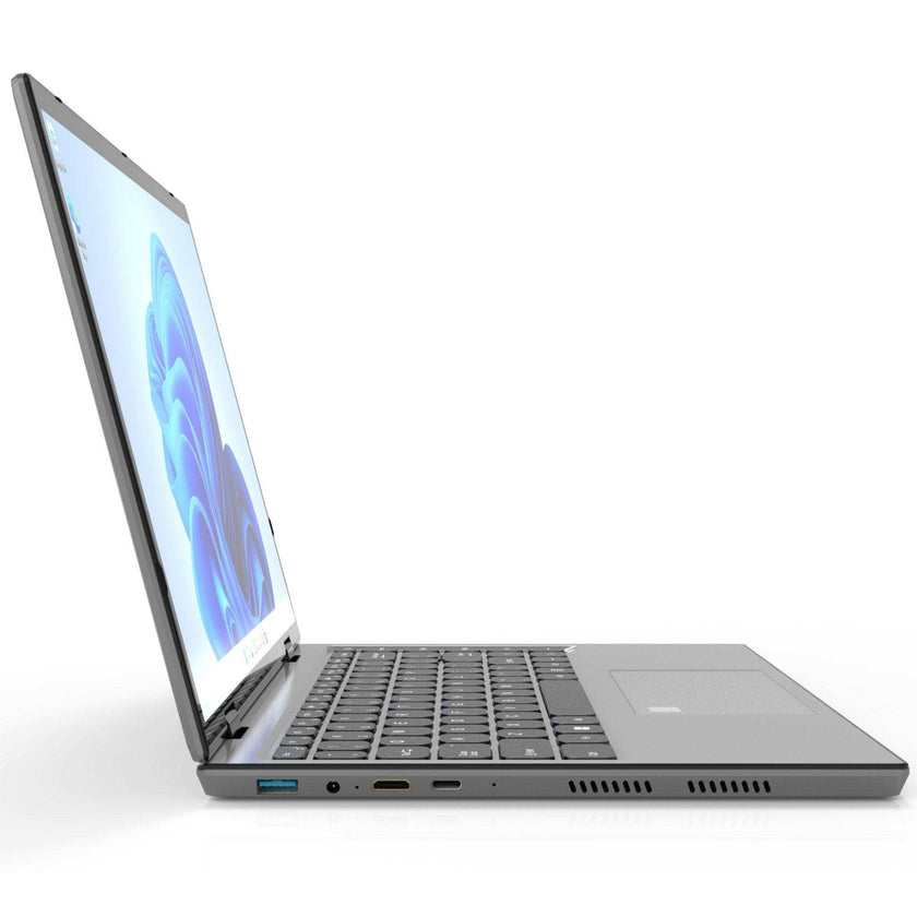 TUTT E140Y 2.2K 14''  IPS 2-in-1 Laptop Touch Screen 360° Flip Notebook Silver (1 TB SSD/ 32 GB RAM) | Intel® Processor N95 2.4G/5G WIFI BacklitKeyboard | Windows 11 Pro with Mouse