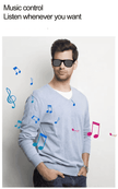 TUTT E8 Smart Bluetooth Sunglasses | AI Voice Assistance Call & Music | HD UV Protection | Anti-Blue Ray