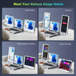 TUTT F2 Portable Laptop Monitor Screen Extender 14'' Inches  360° Rotation Stand, 1080P HD IPS Compatible Windows/Mac/Surface/Dex/Switch for 12-17” Laptop Built-In Speaker