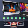 TUTT F2 Portable Laptop Monitor Screen Extender 14'' Inches  360° Rotation Stand, 1080P HD IPS Compatible Windows/Mac/Surface/Dex/Switch for 12-17” Laptop Built-In Speaker