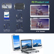 TUTT F2 Portable Laptop Monitor Screen Extender 14'' Inches  360° Rotation Stand, 1080P HD IPS Compatible Windows/Mac/Surface/Dex/Switch for 12-17” Laptop Built-In Speaker