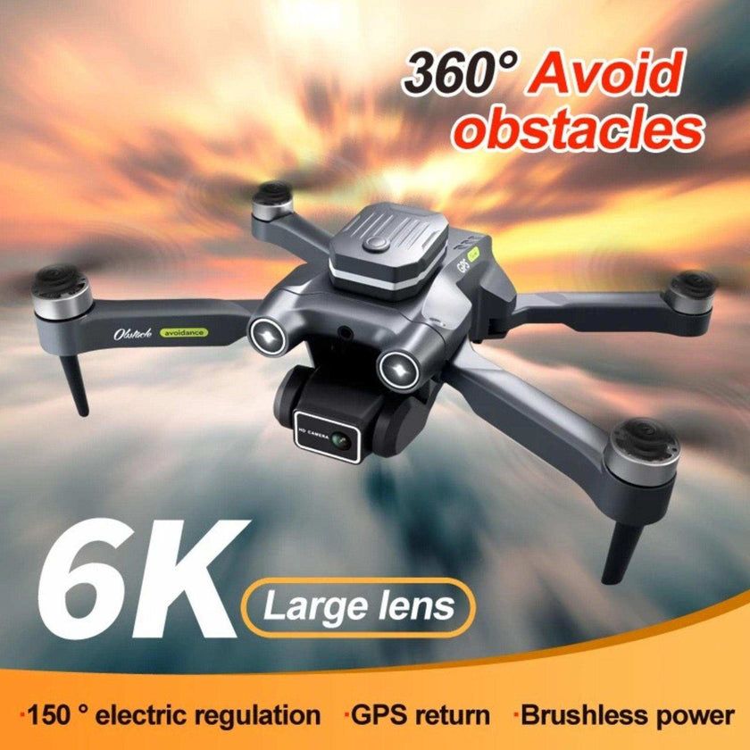 TUTT H25 4K HD GPS Mini Drone for Foldable RC Quadcopter, 5G Transmission 20 Flight Time, Brushless Motor, Auto return, Follow & Orbit & Pointway Intelligence 3D Flip Modes 2* Batt