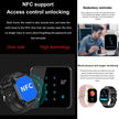TUTT Classic Smartwatch AMOLED 2.04” Screen | GPS Exercise SpO2 Stress & Sleep Monitoring Calorie & Activity Tracker IP67 Men Women Smart Watch Two Straps Steel+ Rubber H6