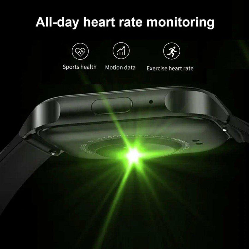 TUTT Classic Smartwatch AMOLED 2.04” Screen | GPS Exercise SpO2 Stress & Sleep Monitoring Calorie & Activity Tracker IP67 Men Women Smart Watch Two Straps Steel+ Rubber H6