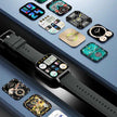 TUTT Classic Smartwatch AMOLED 2.04” Screen | GPS Exercise SpO2 Stress & Sleep Monitoring Calorie & Activity Tracker IP67 Men Women Smart Watch Two Straps Steel+ Rubber H6