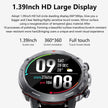 TUTT H9 Men Outdoor Sport Smart Watch with Speaker Activity Fitness Tracker SmartWatch Health Stress & Sleep Monitoring | 128 Memory | AI Voice IP67 GPS Exercise