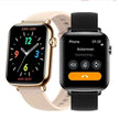 TUTT H90 Men and Women Fashion Smart Watch Reloj BT Call Fashion Design with 1.81 inch HD Screen Heart Rate Monitor Fitness Tracking |Two Straps Rubber &Steel