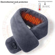 TUTT Heated Scarf with Neck Vibrating Massager | 5,000 mAh Power Bank | 3 Heat and Vibration Levels | Unisex Electric Neck and Shoulder Heating Pad | Ideal Winter Gift