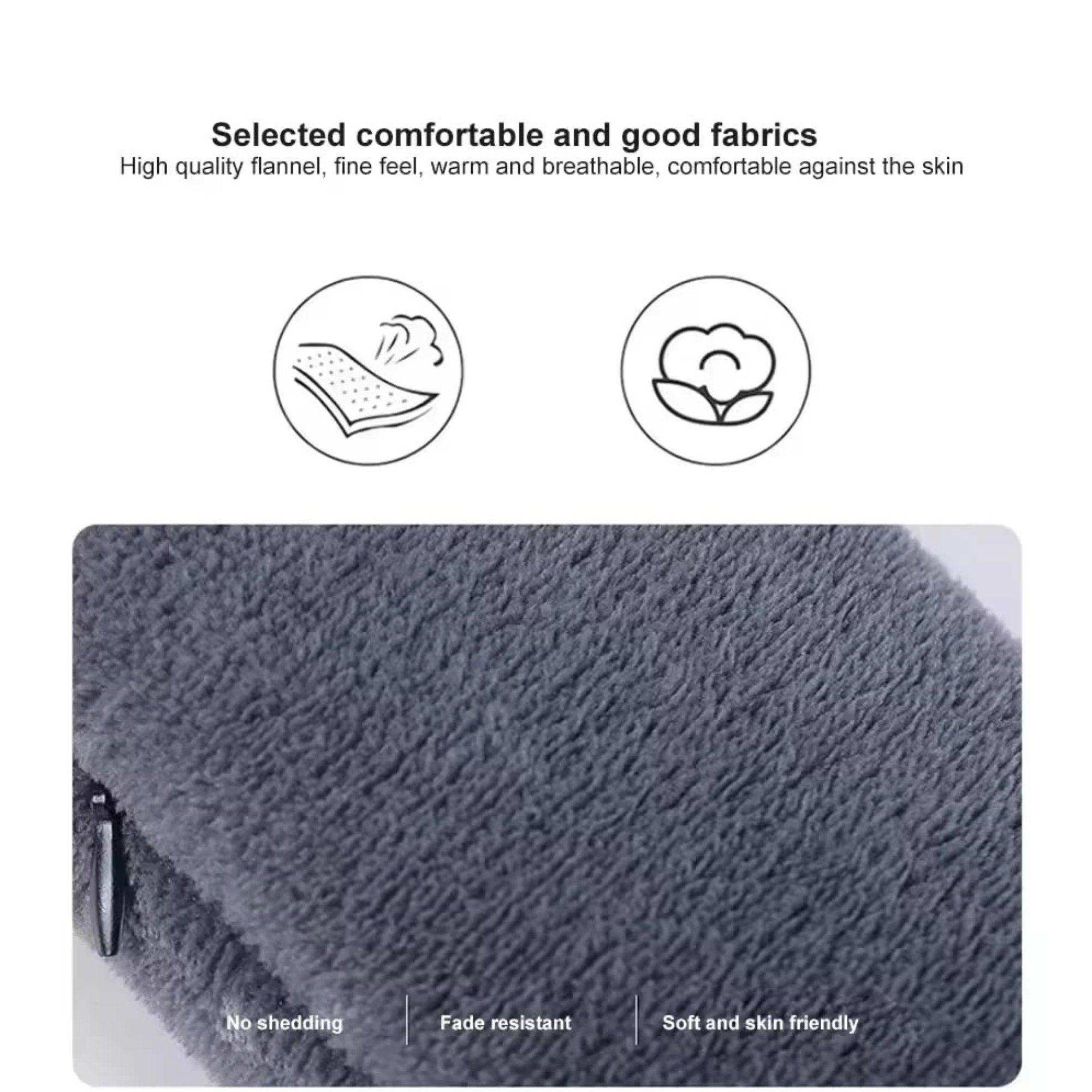 TUTT Heated Scarf with Neck Vibrating Massager | 5,000 mAh Power Bank | 3 Heat and Vibration Levels | Unisex Electric Neck and Shoulder Heating Pad | Ideal Winter Gift