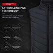 TUTT Heated Vest Jacket Unisex 9 Heat Zones | 10,000 mAh Power Bank | 3 Temperature Levels | Electric Heating Clothing | One Size Large