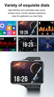 TUTT iS9 4G Smart Watch Phone Android 2.8” AMOLED IPS Screen 5+13 MP Dual Camera 4GB+64GB Quad-Core CPU, IP67 Waterproof, 4G/LTE Call, GPS, WiFi, Sports Fitness, Health Tracker