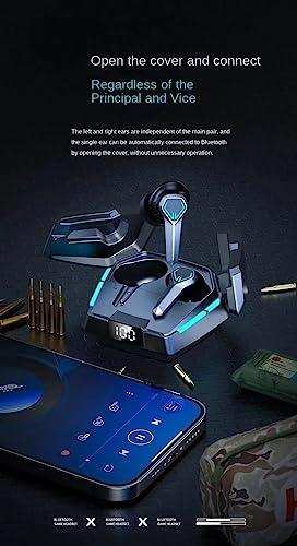  TUTT JX10 TWS Wireless Earbud  Gaming BT 5.3 | Headset Sport LED Display | Noise Cancelling  Earphones  for Pro Gamers