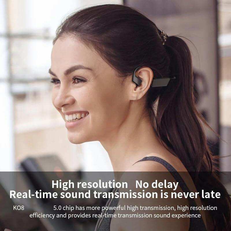 TUTT K08 Headphones with Bone Conduction Earphone Wireless Headset TWS Sports Waterproof Open Ear