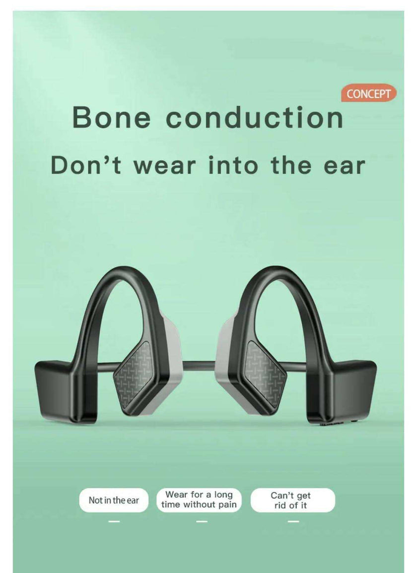 TUTT K08 Headphones with Bone Conduction Earphone Wireless Headset TWS Sports Waterproof Open Ear