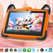 TUTT K7 Drop-Resistant Eva Case Shell HD 7” Kid’s Learning Educational Tablet 8GB Memory (Extendable) Android Dual Camera Parental Control Kid Tablet
