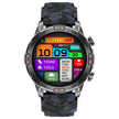 TUTT KC86 AMOLED Zinc Alloy Rugged Outdoor Smart Watch | Compass Barometer Altimeter 1 ATM Waterproof Emergency LED Flashlight | Sport Health Monitor Men Women Long 450 mAh Battery
