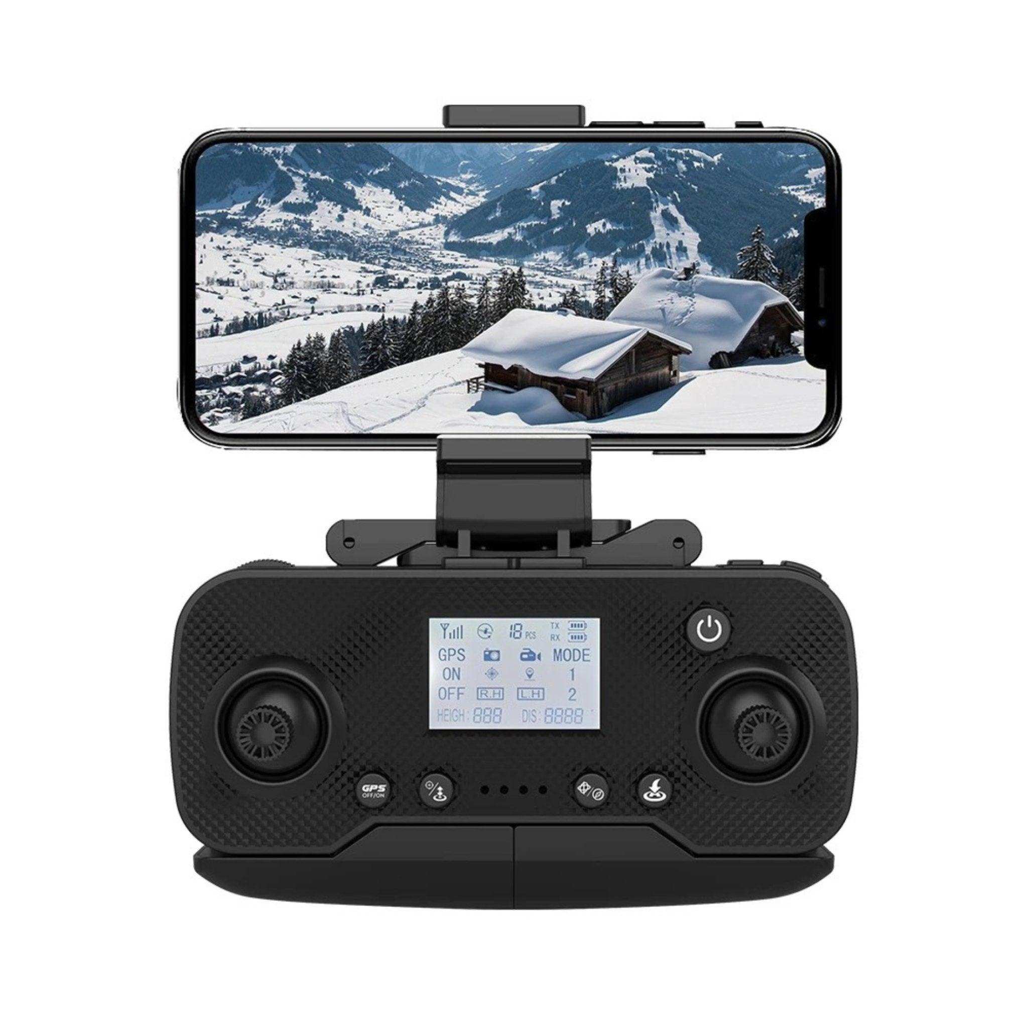 TUTT KF110 Professional 5G MINI Drone Dual 4K Cameras Optical Flow Mechanical + EIS Stabilization 226g Brushless Motor Laser Obstacle Avoidance Follow/Orbit/Waypoint Modes 2* Batteries