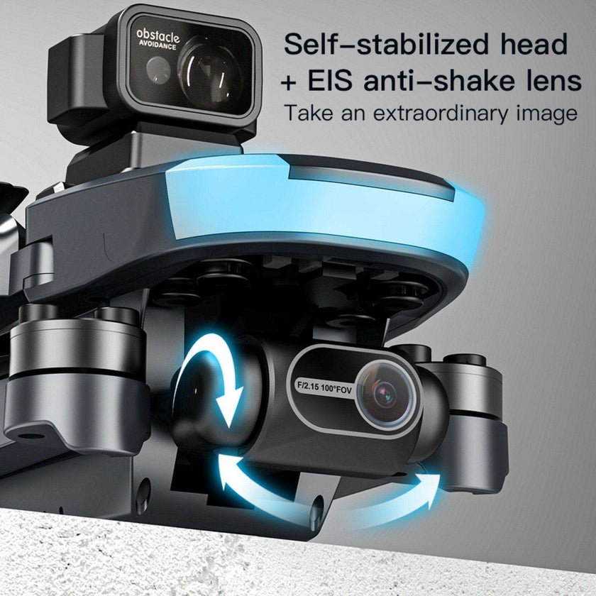TUTT KF110 Professional 5G MINI Drone Dual 4K Cameras Optical Flow Mechanical + EIS Stabilization 226g Brushless Motor Laser Obstacle Avoidance Follow/Orbit/Waypoint Modes 2* Batteries
