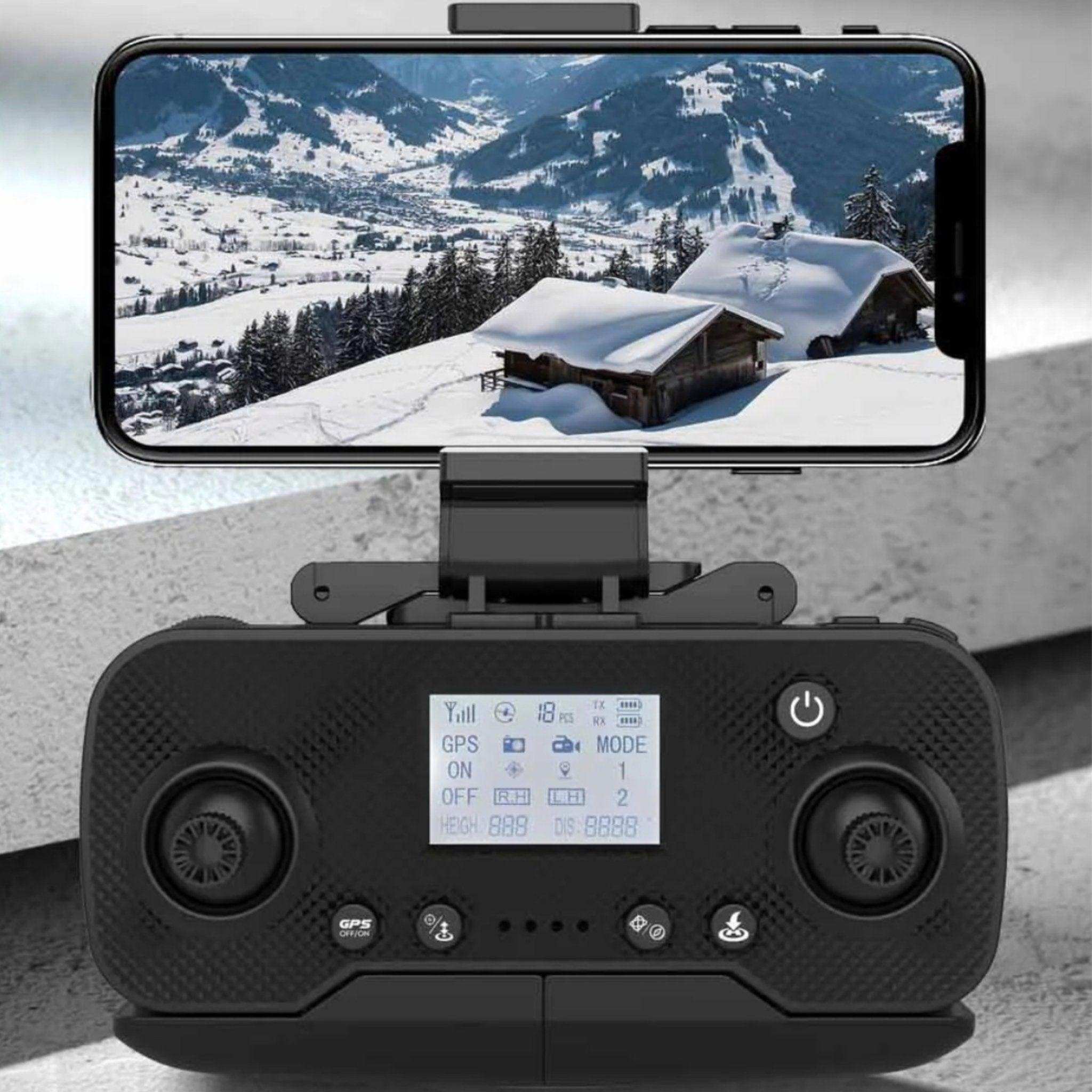 TUTT KF110 Professional 5G MINI Drone Dual 4K Cameras Optical Flow Mechanical + EIS Stabilization 226g Brushless Motor Laser Obstacle Avoidance Follow/Orbit/Waypoint Modes 2* Batteries