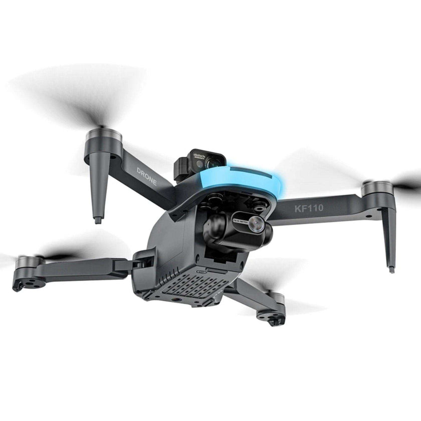 TUTT KF110 Professional 5G MINI Drone Dual 4K Cameras Optical Flow Mechanical + EIS Stabilization 226g Brushless Motor Laser Obstacle Avoidance Follow/Orbit/Waypoint Modes 2* Batteries
