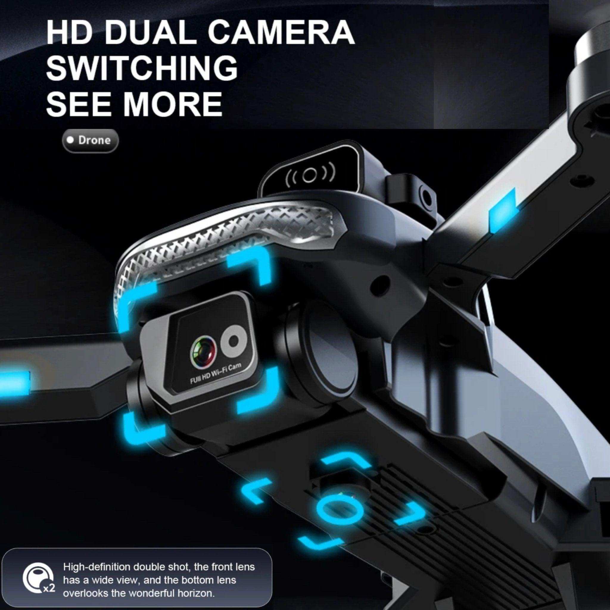 TUTT KF613 5G WiFi GPS Mini Drone Brushless Motor RC Quadcopter 4K HD Camera Obstacle Avoidance Gimbal Intelligence Follow Me and Orbit Modes Quadcopter 2* Batteries
