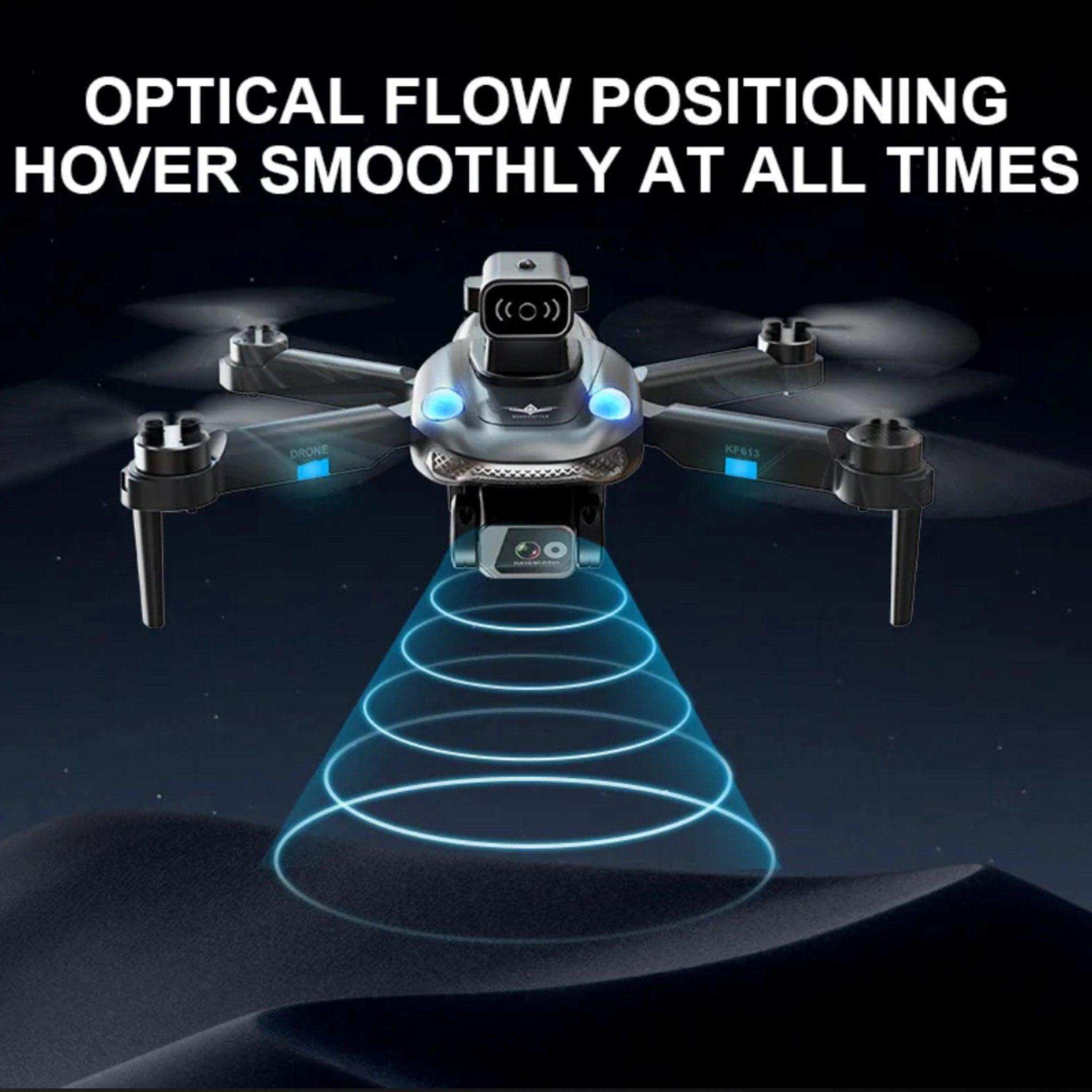 TUTT KF613 5G WiFi GPS Mini Drone Brushless Motor RC Quadcopter 4K HD Camera Obstacle Avoidance Gimbal Intelligence Follow Me and Orbit Modes Quadcopter 2* Batteries