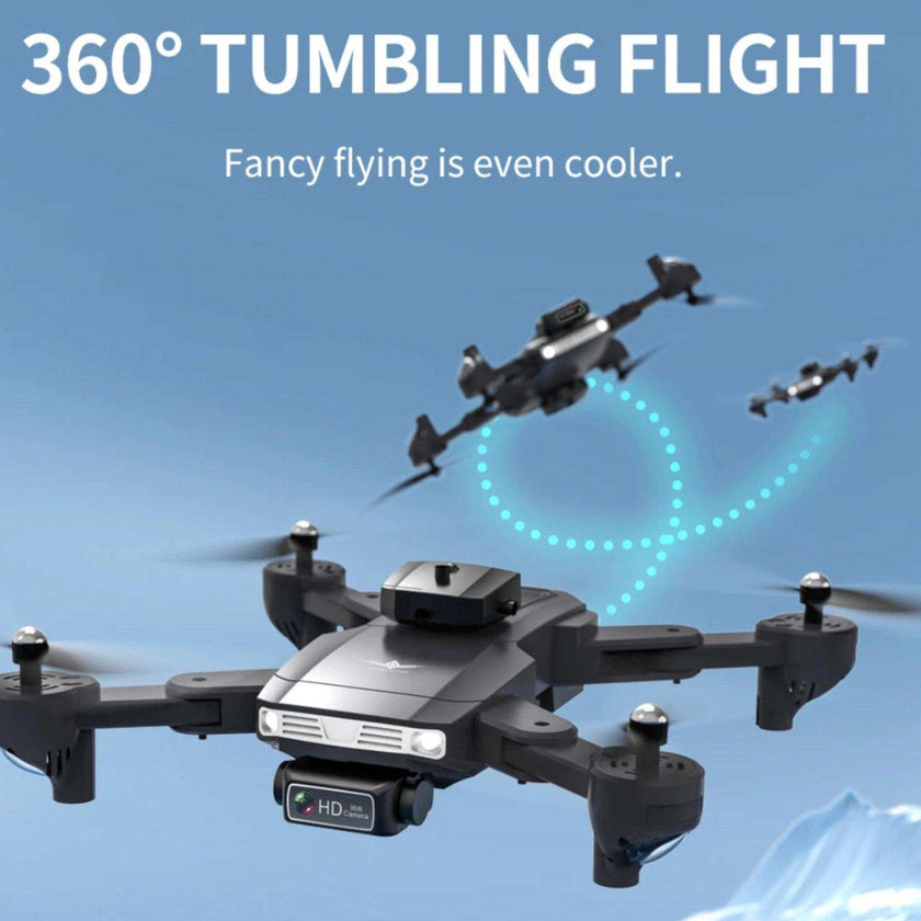 TUTT KF617 Mini Drone 4K Dual Camera Drone Infrared Obstacle Avoidance Optical Flow Foldable Quadcopter Height Hold Follow, Orbit, Waypoint Modes 2* Batteries