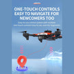 TUTT KF617 Mini Drone 4K Dual Camera Drone Infrared Obstacle Avoidance Optical Flow Foldable Quadcopter Height Hold Follow, Orbit, Waypoint Modes 2* Batteries
