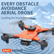 TUTT KF617 Mini Drone 4K Dual Camera Drone Infrared Obstacle Avoidance Optical Flow Foldable Quadcopter Height Hold Follow, Orbit, Waypoint Modes 2* Batteries