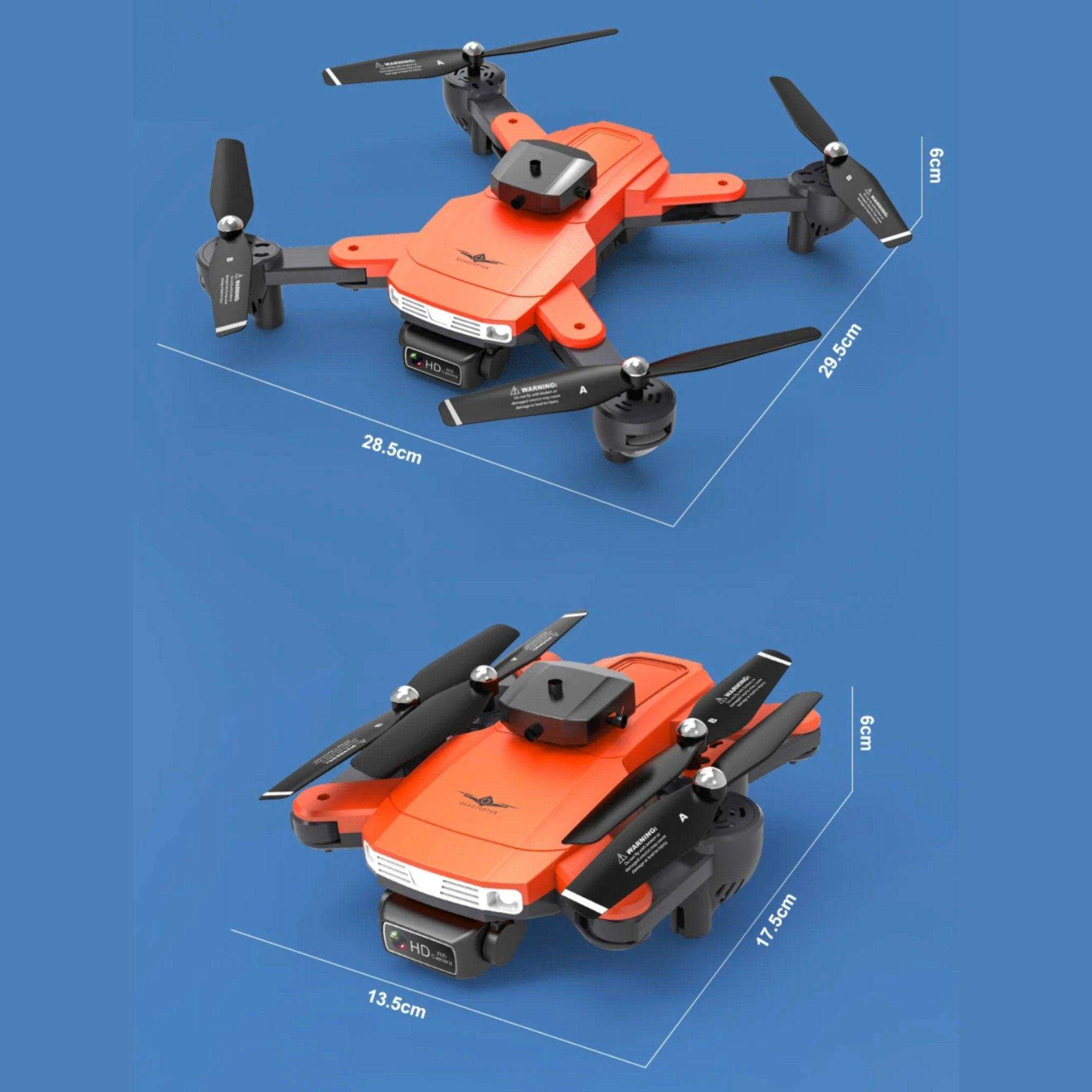 TUTT KF617 Mini Drone 4K Dual Camera Drone Infrared Obstacle Avoidance Optical Flow Foldable Quadcopter Height Hold Follow, Orbit, Waypoint Modes 2* Batteries