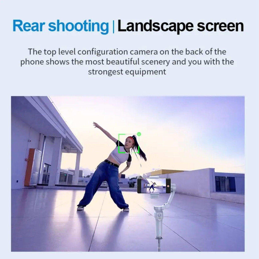TUTT L7C Pro + AI Module | 3 Axis Smartphone Selfie Stick Phone Gimbal Stabilizer | Auto Face Tracking