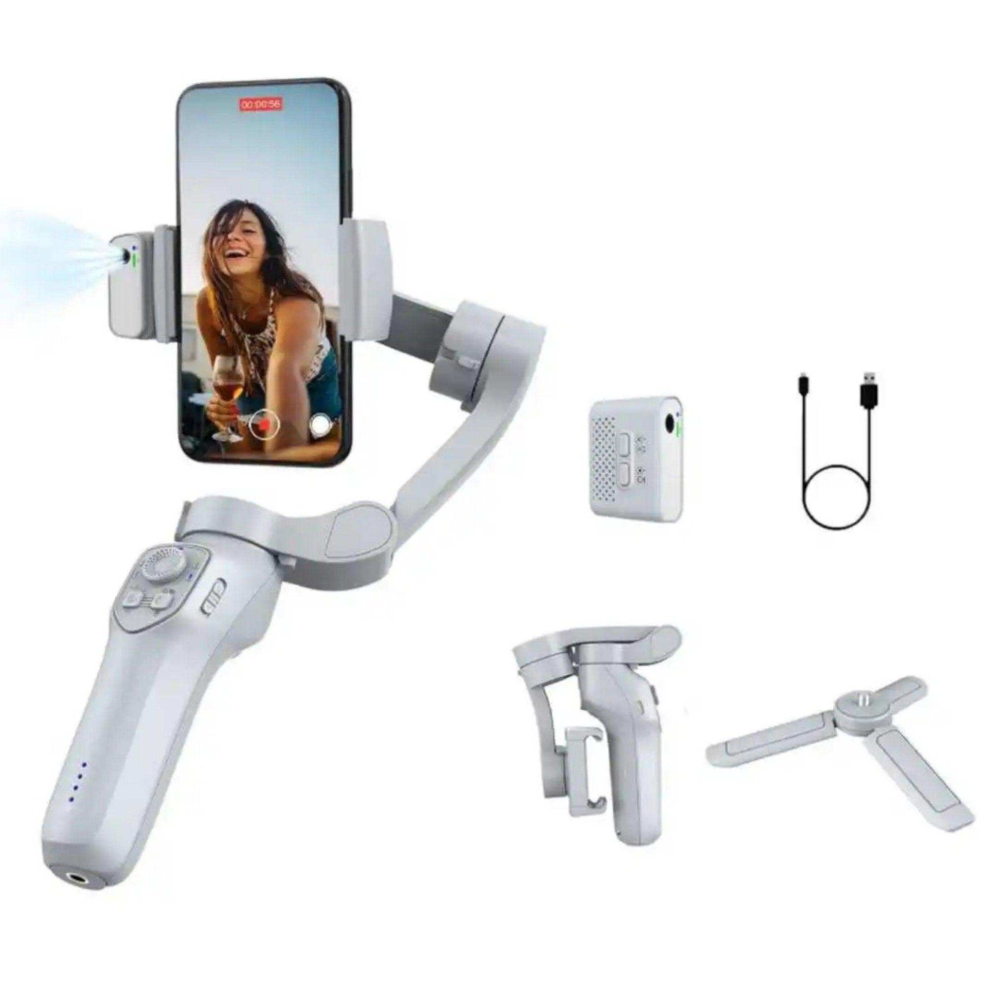 TUTT L7C Pro + AI Module | 3 Axis Smartphone Selfie Stick Phone Gimbal Stabilizer | Auto Face Tracking