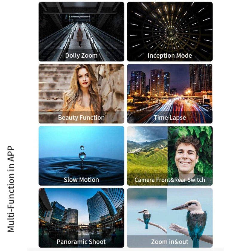 TUTT L7C Pro + AI Module | 3 Axis Smartphone Selfie Stick Phone Gimbal Stabilizer | Auto Face Tracking