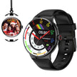 TUTT LA9 AMOLED Women Pocket Smart Watch 1.43 inch With Quick-detach Straps Sport Fitness 2 in 1 Smartwatch Black