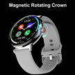 TUTT LA9 AMOLED Women Pocket Smart Watch 1.43 inch With Quick-detach Straps Sport Fitness 2 in 1 Smartwatch Black