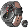 TUTT Classic Smartwatch For Men | Titanium Alloy | NFC Function Health & Fitness Tracker IP68 Waterproof Bands (2)  LX3