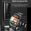 TUTT Classic Smartwatch For Men | Titanium Alloy | NFC Function Health & Fitness Tracker IP68 Waterproof Bands (2)  LX3