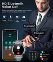 TUTT Smart Watch for Men AMOLED HD Screen Metal Case | 1.43'' Military Rugged  IP68 Waterproof | Health and Fitness SL6 LIGE | Rubber & Metal