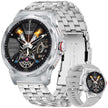 TUTT Smart Watch for Men AMOLED HD Screen Metal Case | 1.43'' Military Rugged  IP68 Waterproof | Health and Fitness SL6 LIGE | Rubber & Metal